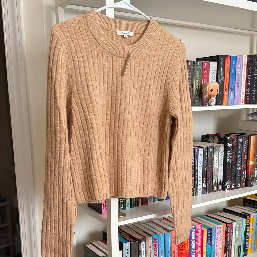 Madewell Ribbed Tan Sweater